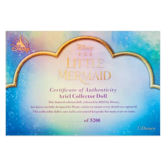Ariel Limited Edition Doll – The Little Mermaid – Live Action Film – 17'' - Picture 11 of 17